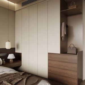 Armario Personalizado para Toda la Casa, Sistema de Armario de Madera Moderno y de Lujo para Almacenamiento en Dormitorios de Casas, Apartamentos u Hoteles - Product Image 4