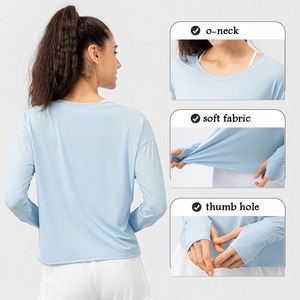 Sudadera con capucha <span class=keywords><strong>de</strong></span> protección solar UPF 50 + para <span class=keywords><strong>mujer</strong></span>, camisa <span class=keywords><strong>de</strong></span> manga larga para el Sol, para senderismo y rendimiento al aire libre - Product Image 2