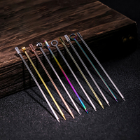 Palillos de metal personalizados para mezclar bebidas, herramientas de barra decorativas con aceitunas, palillos para cócteles, palillos para frutas, adornos para bebidas