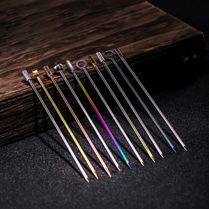 Palillos de metal personalizados <span class=keywords><strong>para</strong></span> mezclar bebidas, herramientas de barra decorativas con aceitunas, palillos <span class=keywords><strong>para</strong></span> cócteles, palillos <span class=keywords><strong>para</strong></span> frutas, adornos <span class=keywords><strong>para</strong></span> bebidas - Product Image 5