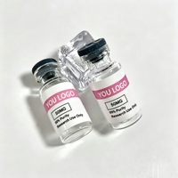 Autocollants en vinyle mat personnalisés pour peptides, étiquettes imperméables de 2 ml, 10 ml, 15 ml pour poudre de peptides