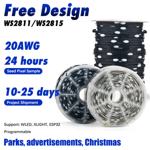 Đèn LED Pixel RGB WS2811 3PIN 12V Giáng Sinh, Dây Đèn Ngoài Trời, Có Thể Cắt, Có Thể Lập Trình, Đèn LED Đa Màu, Trang Trí - Product Image 1