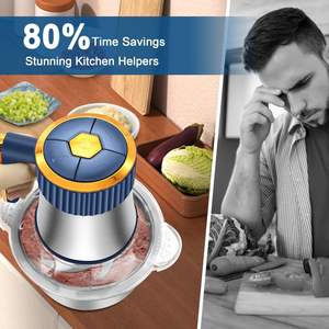 Robot de cuisine multifonctionnel avec écran tactile, recettes guidées, mixeur, balance et hachoir - Product Image 6