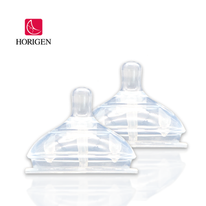 Usine personnalisée sans BPA Silicone Standard calibre Tétine de cou Produit pour bébé Tétine de biberon avec paille - Product Image 4