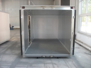 Caisse de camionnette de fret commerciale CKD, carrosserie de camionnette à panneaux sandwich Z Lock, carrosserie de remorque, caisse de camionnette, acceptation de la personnalisation - Product Image 6