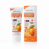 Gel éclaircissant personnalisable à la vitamine C, curcuma, aloe vera et acide kojique, exfoliant doux, nettoyant pour tous types de peaux