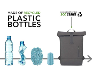 Nuovo Arrivo <span class=keywords><strong>Rosa</strong></span> Colore Personalizzato <span class=keywords><strong>Donna</strong></span> Rotola in su <span class=keywords><strong>Zainetto</strong></span> Riciclato Roll Top Zaino Da Viaggio Impermeabile - Product Image 5