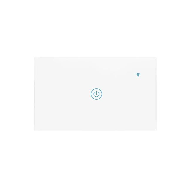 SLS 1 Gang Zigbee US Smart Light Switch 10A Glass No Neutral/Neutral Wire for Smart Life Control Alexa Google Home