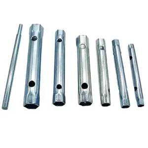 Perak Tubular Kotak Kunci Pas Set 6Mm-16 Mm Tabung Kunci Pas Kunci Metric Socket Set Perbaikan Alat Tangan