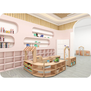 Kích thước đồ nội thất mẫu giáo cho Trường Mẫu Giáo thiết bị sân chơi bằng gỗ cho trẻ mẫu giáo chăm sóc ban ngày - Product Image 4