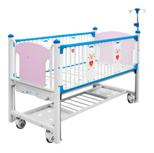 Hebei fabricant 2 fonctionnel réglable berceau médical néonatal garde d'enfants lit pédiatrique manuel hôpital lit pour enfants - Product Image 1
