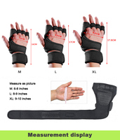 Gants de musculation demi-doigts pour fitness et gym, accessoire pour améliorer la préhension et le confort, gants de powerlifting respirants et résistants