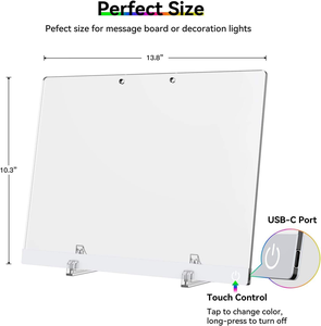 <span class=keywords><strong>Acrylic</strong></span> khô xóa dẫn Hội Đồng Quản trị điện tử lịch Memo Board với đánh dấu hiển thị rõ ràng cho các trường học hoặc văn phòng máy tính để bàn bằng văn bản - Product Image 5