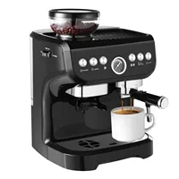 Máquina de café cappuccino com moedor, totalmente automática com leite espresso