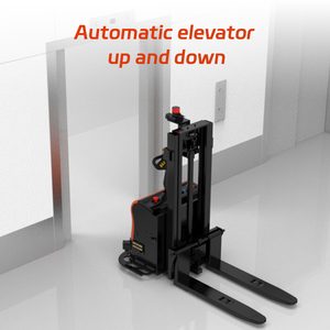 Reeman 1500kg Apilador de carga automática completamente eléctrico Carretilla elevadora de palés Apilador eléctrico de elevación automática Carretilla elevadora eléctrica de China - Product Image 6