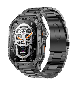 Montre connectée AMOLED avec écran carré de 1,96 pouce, affichage IP67, musique, météo, boussole K63, sports de plein air, grande batterie, fitness - Product Image 5