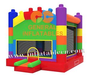 Castillo hinchable multicolor para niños, bloques de construcción populares, casa de rebote, Castillo de salto para fiesta, novedad - Product Image 2