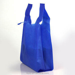 Fabricants T-shirt non tissé Sacs à vêtements Sacs à provisions Sacs de gilet non tissés portables - Product Image 1