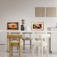 Cadre photo numérique avec écran tactile LCD 10,1 pouces, téléchargement gratuit de vidéos Cloud HD, lecture vidéo et horloge