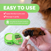 Baume pour pattes de chien naturel en gros, en conserve, sûr à lécher, pour pattes sèches et gercées, pour la route chaude et l'hiver