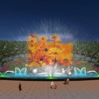 3D-Hologramm-Bild Wasser-Tanzende Musik Laser-Wasser-Filmleinwand