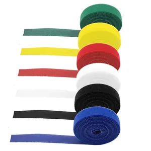 Double-sided self-adhesive hook and loop cable ties back to back Strong adhesive straps Velcroes Custom Velcroes