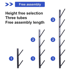 Estante de exhibición de monopatín para tiendas, tienda minorista, soporte de exhibición de esquí montado en la pared, estante de tabla de nieve, estante de exhibición para Longboard - Product Image 4