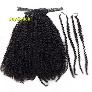 Extensions de cheveux humains vierges non traités à 100 %, bouclés en profondeur, à micro-anneaux, invisibles, en couches, pour la vente en gros - Product Image 6