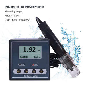 เครื่องควบคุมค่า pH อุตสาหกรรมออนไลน์แบบดิจิทัล พร้อมมิเตอร์วัดค่า ORP  ความแม่นยำ 0.02 pH  1mV  ควบคุมขีดจำกัดสูง-ต่ำ พร้อมระบบแจ้งเตือน  เครื่องทดสอบค่า pH - Product Image 3