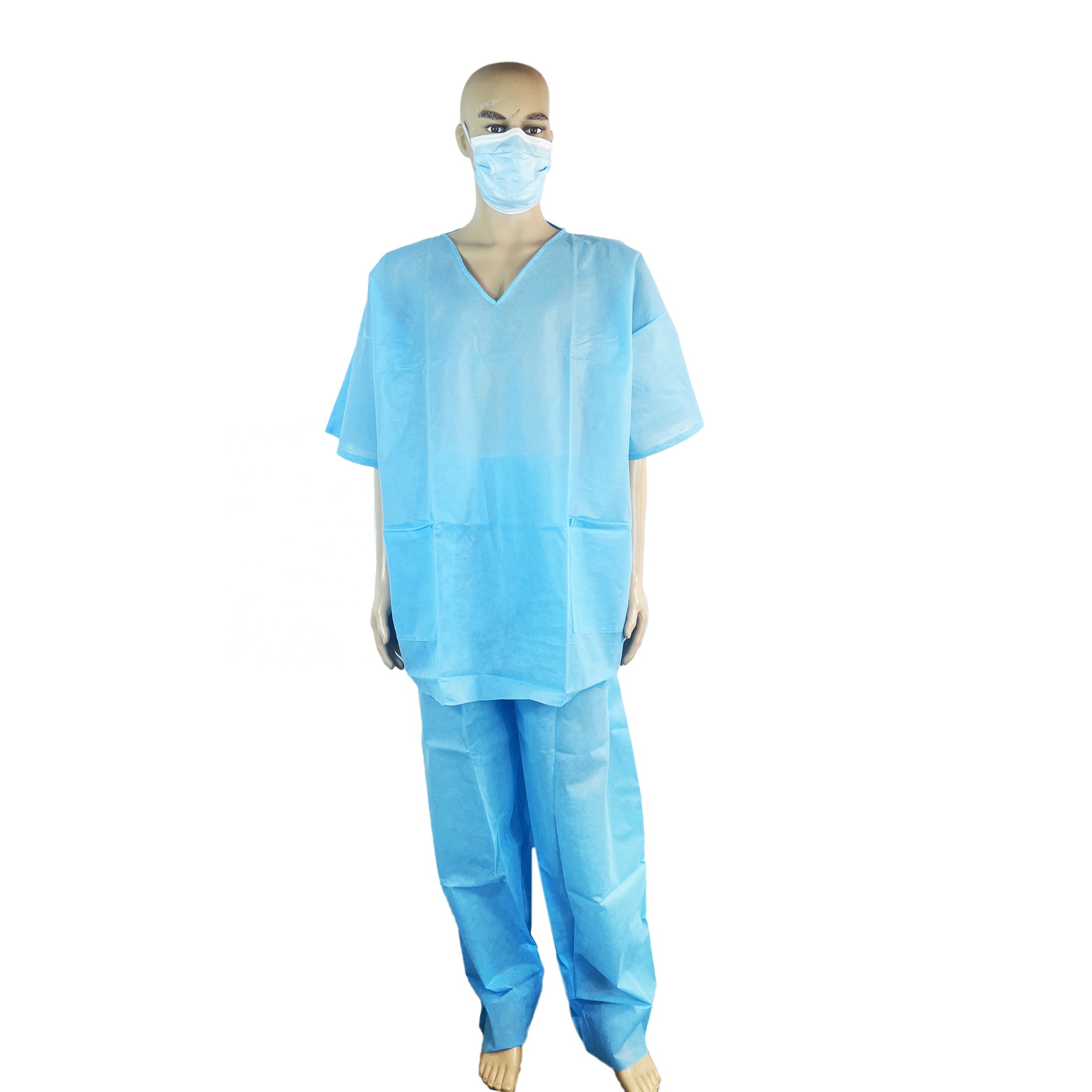 Clinic форма Врачи Скраб костюмы комплект OEM SMS Scrub Suit Скраб Униформа форменной одежды для медицинского
