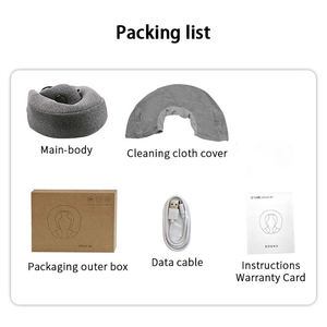 Pemijat leher & bahu tanpa kabel, pemijat jaringan dalam dengan bantal pemanas tiup portabel nyaman - Product Image 5