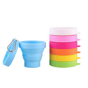 Tazas plegables de silicona personalizadas, taza plegable de viaje, esterilizador de <span class=keywords><strong>copa</strong></span> <span class=keywords><strong>Menstrual</strong></span> duradera - Product Image 4