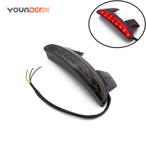 YOUNDERM Feux <span class=keywords><strong>arrière</strong></span> LED <span class=keywords><strong>vintage</strong></span> à 3 fils pour motos Sportster XL883 XL1200 - Product Image 4