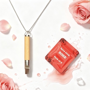 Collar Colgante Antitabaco Rose Smoke Free Pack: Alivio Calmante, Meditación, Ansiedad, Silbato <span class=keywords><strong>de</strong></span> Respiración Consciente - Product Image 1