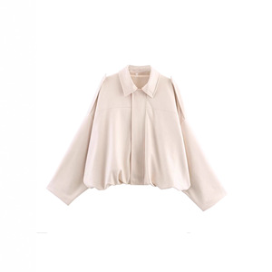 Nouvelle collection automne 2025 – Blouson <span class=keywords><strong>aviateur</strong></span> en daim uni pour <span class=keywords><strong>femme</strong></span>, style européen <span class=keywords><strong>et</strong></span> américain, col tendance - Product Image 2