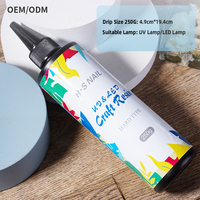 Résine UV Adhésive à Durcissement Rapide R.S. Nail pour Créez Votre Idée de Design – Colle UV DIY pour Moulage Dur et Artisanat, Résine Fluide Ondulée