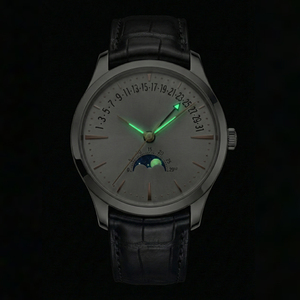 Relojes Automáticos Mecánicos con Fase Lunar Retrograda y Fecha, Logotipo Personalizado, Reloj de Pulsera Vintage de Lujo, Fabricante, Servicio OEM y ODM - Product Image 3