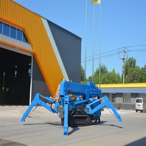 Mini grúa Araña, grúa sobre orugas con estabilizador telescópico hidráulico, grúas pequeñas para espacios estrechos - Product Image 4