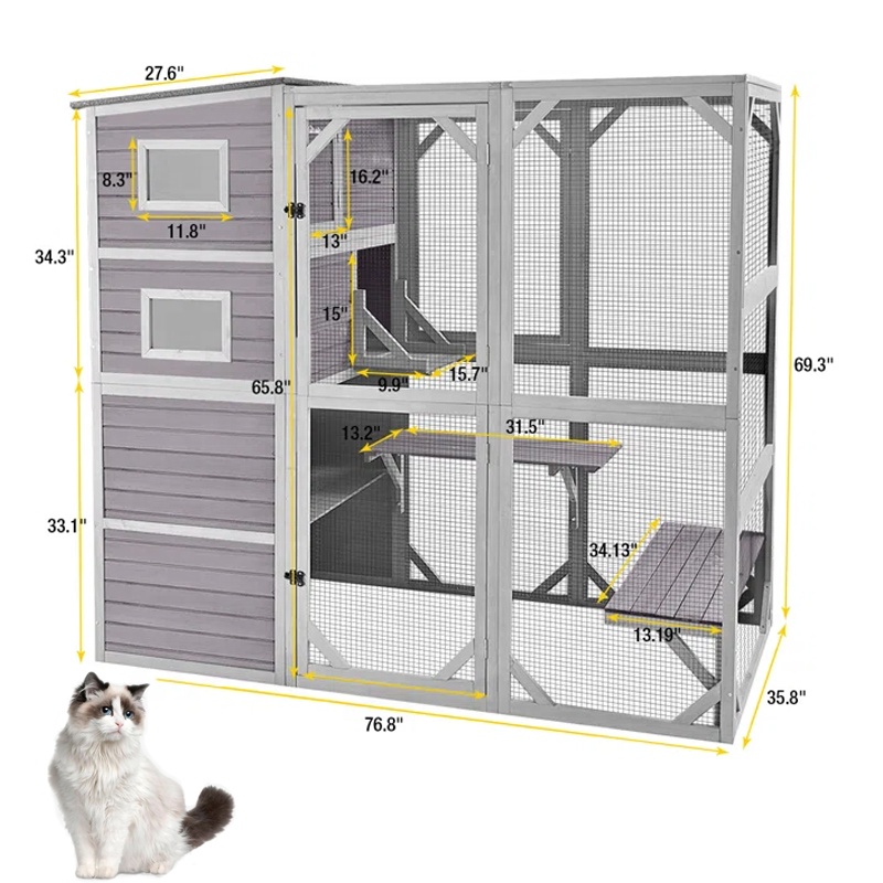 Wholesale Wooden Cat Cages Stylish Durable Homes