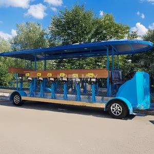 Chariot à bière mobile à une vitesse avec frein à disque de vélo en acier, pédale décorative standard, à vendre - Product Image 1