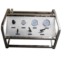 USUN Modèle: US-GBT30/60 300-450 Bar station de pompage de pression de gaz d'azote à deux étages pour les tests de bouteilles de gaz