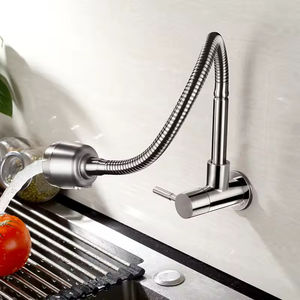 सब्जी वाशिंग बेसिन के लिए रिट्रेटेबल स्प्रेड के साथ सार्वभौमिक स्टेनलेस स्टील सिंगल कोल्ड टैप के साथ सिंगल कोल्ड टैप - Product Image 2