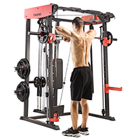 Machines à bricoler, équipement de gymnastique multifonctionnelle avec banc de presse et de Squat, commutateur de câble