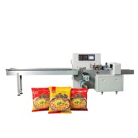 Horizontale Kissen-Flowpack-Maschine Automatische Verpackungsmaschine für Instantnudeln Snacks Backwaren Lebensmittel und Alltagsbedarf