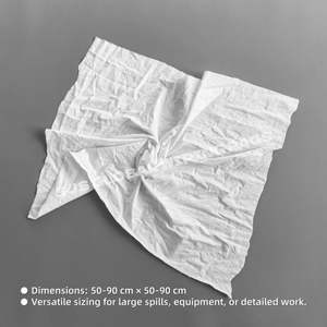 Trapos de Algodón, Paños de Limpieza 100% Algodón, Trapos de Algodón Blancos para Limpieza Industrial - Product Image 3