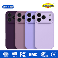 Coque en silicone liquide OEM/ODM douce au toucher, souple et antichoc pour iPhone 17/17 Pro/17 Pro Max