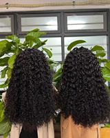 Vente en gros 13*4 Hd perruque de cheveux humains 180% densité perruque avant en dentelle pour les femmes noires perruque frontale de cheveux humains sans colle