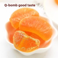 Bonbons gélifiés en vrac saveur maïs et orange, faits avec 100 % de jus naturel, emballés individuellement pour les snack-bars et les cafés