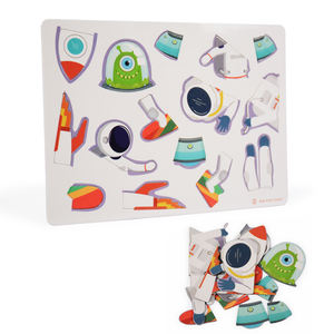 Ruimte Thema Magnetische Puzzels Kinderen Speelgoed Magneten Puzzels Boeken Educatief Speelgoed Voor Kinderen Magnetische Leren Speelgoed - Product Image 2