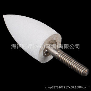 Tête de polisseur dentaire Hai Feng à poils souples, 1,7 cm, pointue et plate, pour l'élimination des taches dentaires, usage adulte - Product Image 3